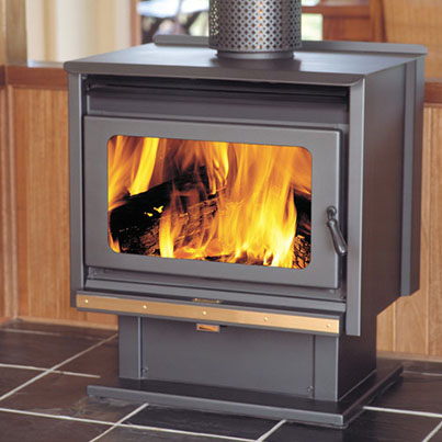 Kemlan Supa Nova Freestanding Fireplace - Woodpecker Heating, Cooling, Fireplaces & BBQ's