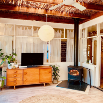 Seguin Aurore Black wood heater