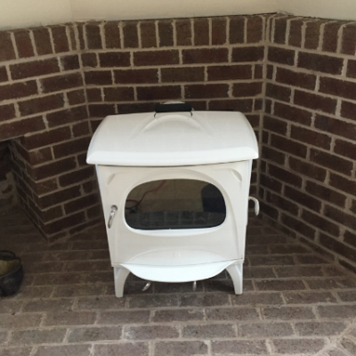 Seguin Aurore White rear flue