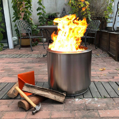 VisionLine Wood Fire Pit - Woodpecker Heating, Cooling, Fireplaces & BBQ's