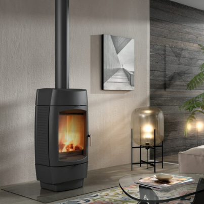 Hergom Vista Freestanding Fireplace - Woodpecker Heating, Cooling, Fireplaces & BBQ's