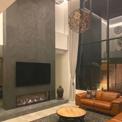 Escea DS1650 Woodpecker Heating Cooling Fireplace BBQs