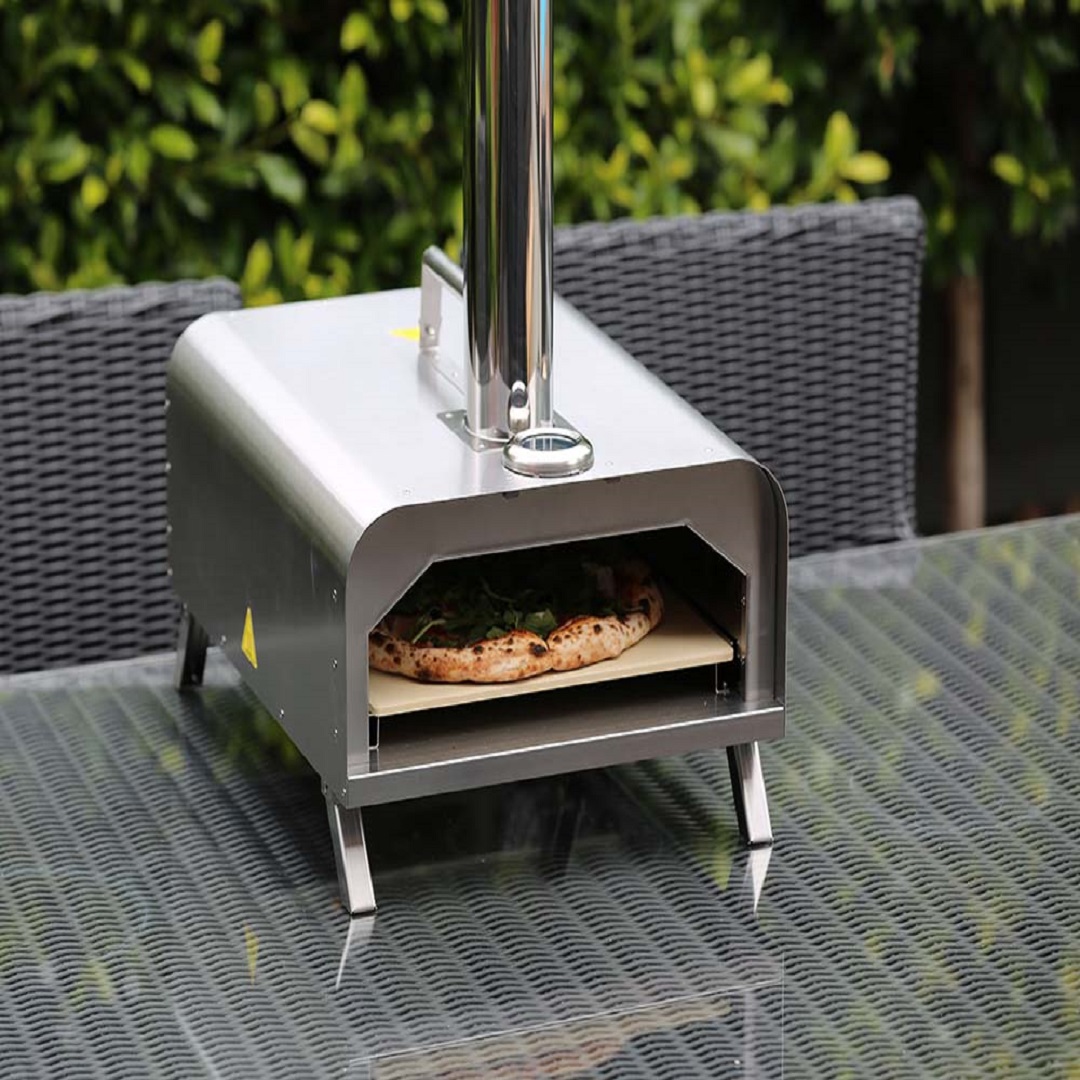 VisionLINE pellet fire pizza oven.