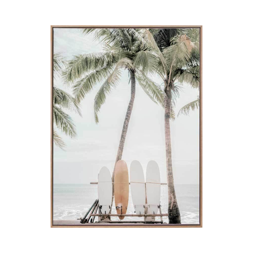 All A-Board - Oak Box Frame Canvas - 90x120 - Portrait